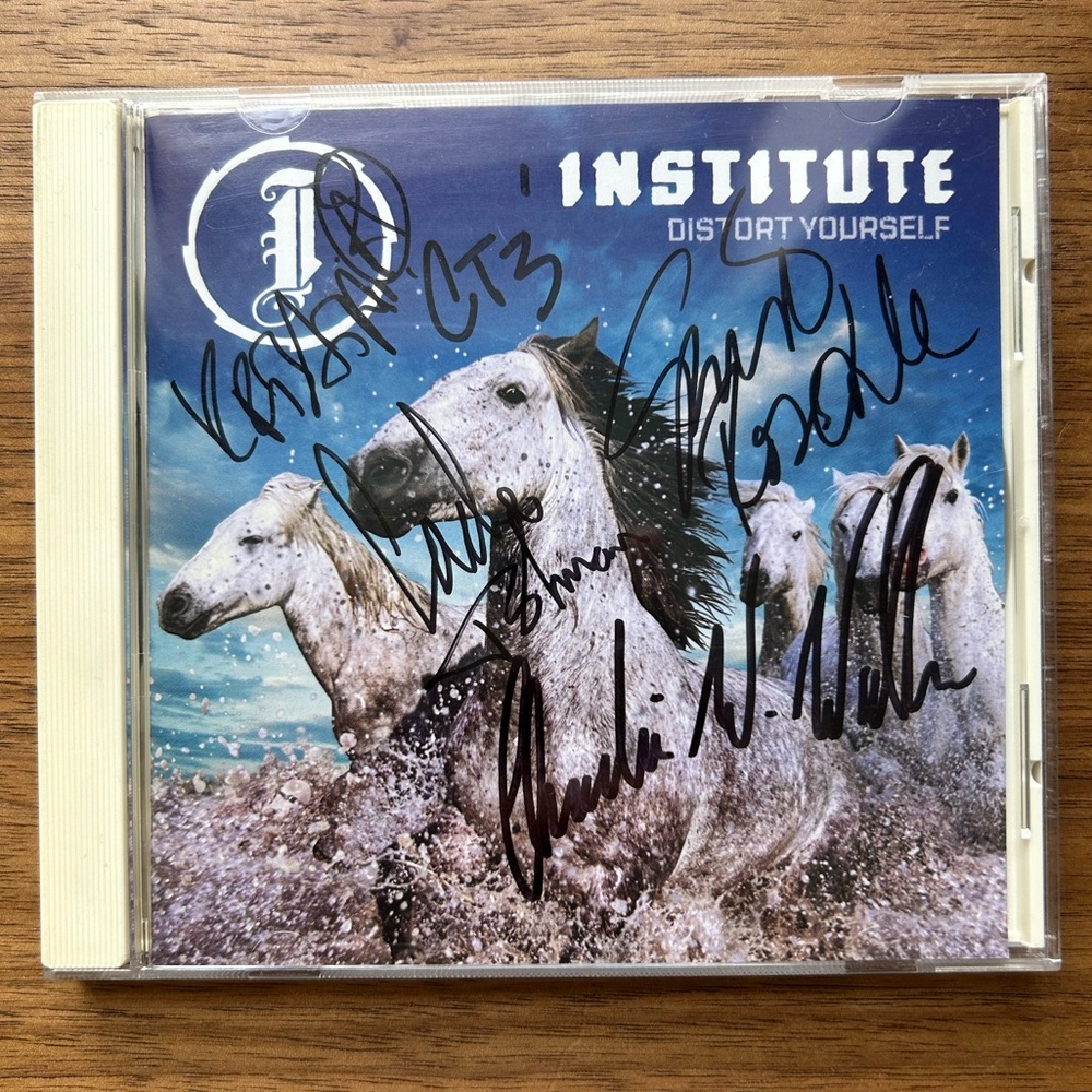🚨LAST CALL.🚨 Gavin Rossdale Autographed CD: Institute Distort Yourself